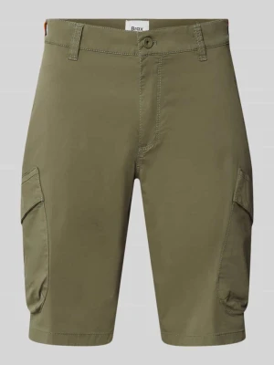 Szorty cargo o kroju regular fit z mieszanki bawełny BRAX