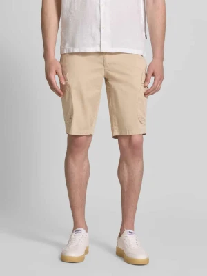 Zdjęcie produktu Szorty cargo o kroju regular fit z mieszanki bawełny model 'Bastia' BRAX Beżowy