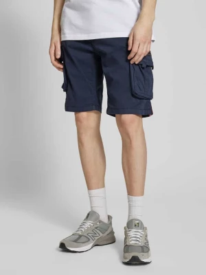 Szorty cargo o kroju regular fit z wyhaftowanym logo model ‘CREW SHORT’ alpha industries