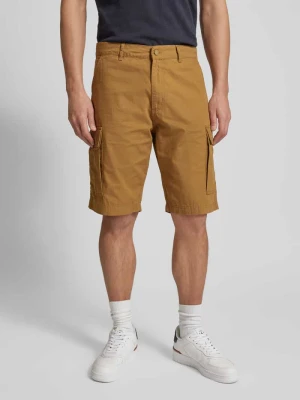 Szorty cargo o kroju regular fit z wyhaftowanym logo model ‘Melfort’ Mazine