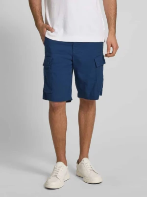 Szorty cargo o kroju relaxed fit ze szlufkami na pasek model ‘Sisla’ Boss Orange