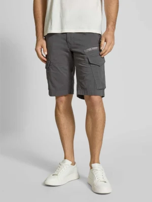 Szorty cargo o kroju slim fit z nadrukiem z logo model ‘NORDROP’ PME Legend
