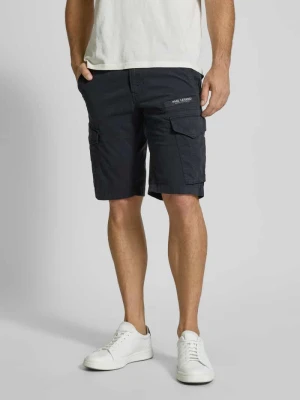 Szorty cargo o kroju slim fit z nadrukiem z logo model ‘NORDROP’ PME Legend