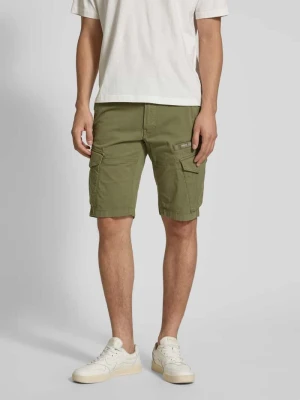 Szorty cargo o kroju slim fit z nadrukiem z logo model ‘NORDROP’ PME Legend