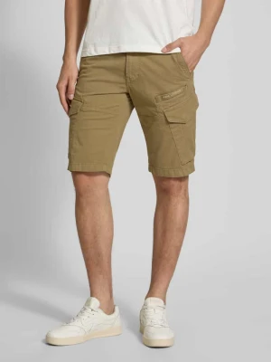 Szorty cargo o kroju slim fit z nadrukiem z logo model ‘NORDROP’ PME Legend