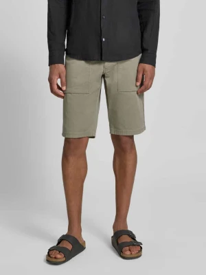 Szorty cargo z bawełnianej mieszanki, krój regular fit s.Oliver BLACK LABEL