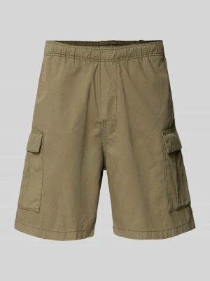 Szorty cargo z elastycznym pasem REVIEW