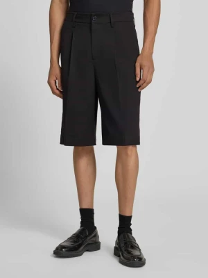 Szorty chino o kroju loose fit z dodatkiem wiskozy Only & Sons Czarny