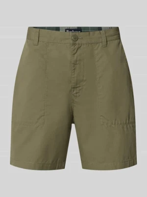 Szorty chino o kroju regular fit z czystej bawełny model 'SHERBURN' Barbour