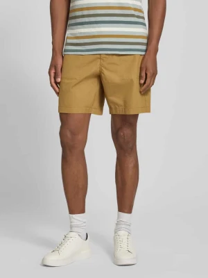Szorty chino o kroju regular fit z czystej bawełny model 'SHERBURN' Barbour Piaskowy