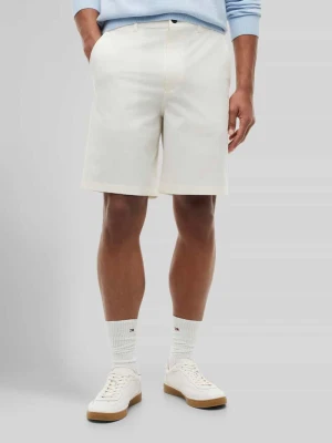 Szorty chino o kroju regular fit z wyhaftowanym logo Tommy Hilfiger