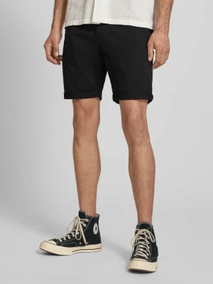 Szorty chino o kroju slim fit z mieszanka bawełny Tommy Jeans Czarny