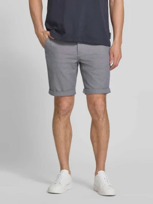 Szorty chino o kroju slim fit z mieszanki bawełny model 'LUTON' Selected Homme