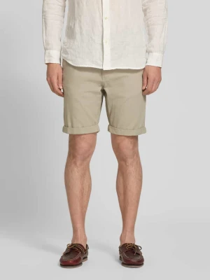 Szorty chino o kroju slim fit z mieszanki bawełny model 'LUTON' Selected Homme