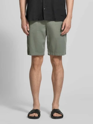 Szorty chino o kroju tapered z mieszanka bawełny Boss Orange
