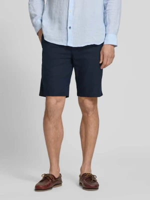 Szorty chino o kroju tapered z mieszanka lnu model 'DS_3S' Boss Orange