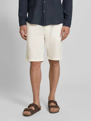 Szorty chino o kroju tapered z mieszanka lnu model 'DS_3S' Boss Orange