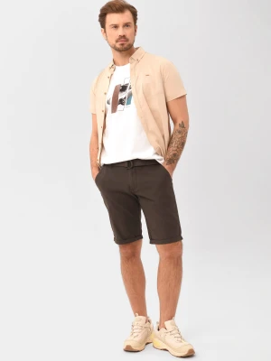 Szorty chino z paskiem P-OXY Volcano
