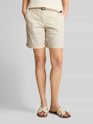 Szorty chino z paskiem Tom Tailor