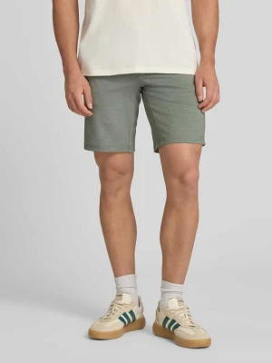 Szorty chinos z mieszanki wiskozy krój regular fit Model 'MARK' Only & Sons Oliwkowy