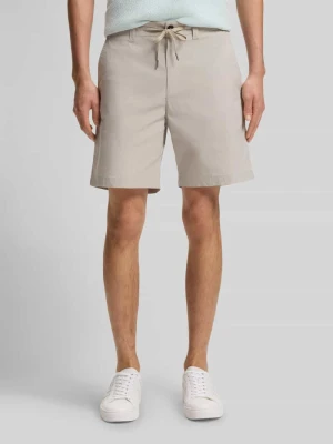 Szorty chinosy o kroju regular fit z mieszanka bawełny Boss Orange