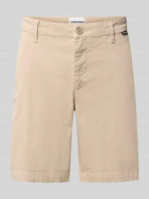 Szorty chinosy o kroju regular fit z mieszanki bawełny model 'CHINO' ARMEDANGELS