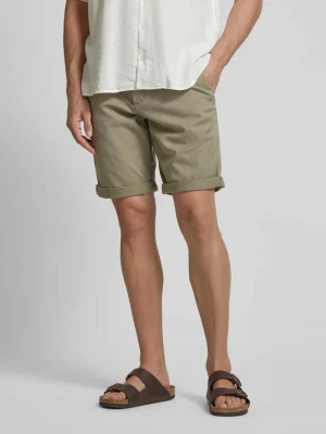 Szorty chinosy o kroju regular fit z paskiem Tom Tailor Denim