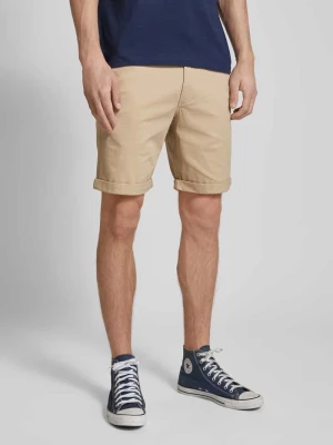 Szorty chinosy o kroju regular fit ze szlufkami na pasek model ‘DAVE’ jack & jones