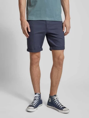 Szorty chinosy o kroju regular fit ze szlufkami na pasek model ‘DAVE’ jack & jones