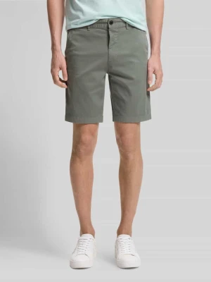 Szorty chinos z mieszanki bawełny w kroju slim fit Boss Orange
