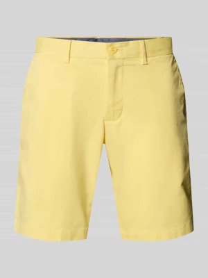 Szorty chinosy o kroju slim fit z mieszanki bawełny i elastanu Tommy Hilfiger