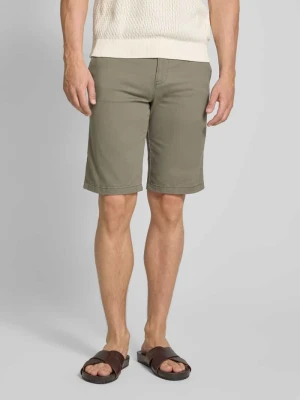 Szorty chinosy o kroju slim fit z mieszanki bawełny Tom Tailor