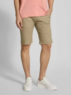 Szorty chinosy o kroju slim fit z mieszanki bawełny Tom Tailor