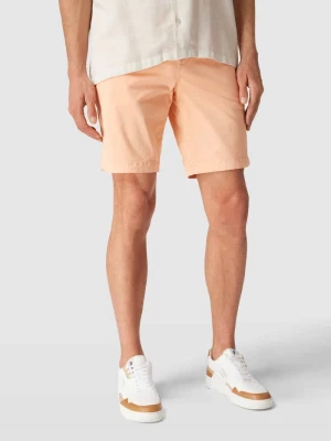 Szorty chinosy o kroju slim fit z wpuszczanymi kieszeniami Boss Orange