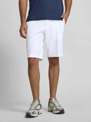 Szorty chinosy o kroju slim fit ze szlufkami na pasek BOSS Green