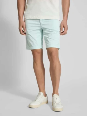 Szorty chinosy o kroju slim fit ze szlufkami na pasek Boss Orange