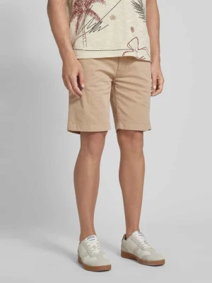 Szorty chinosy z wpuszczanymi kieszeniami casual friday