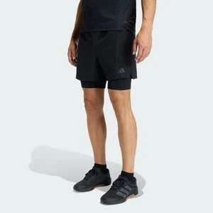 SZORTY D4T WORKOUT 2IN1 Adidas czarny