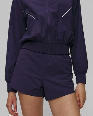 Szorty Damskie Casall Luna Textured Shorts Fioletowe