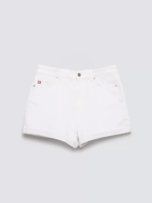 Szorty damskie jeansowe białe Ayako 815 BIG STAR