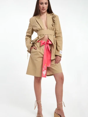 Szorty damskie z lnem TWINSET ACTITUDE Twinset Milano