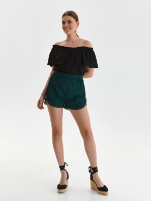 Szorty damskie zielone - SSZ1285ZI szorty - TOP SECRET - Odzieżowy sklep internetowy TOP SECRET