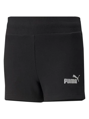 Puma Szorty dresowe "ESS+" w kolorze czarnym rozmiar: 104