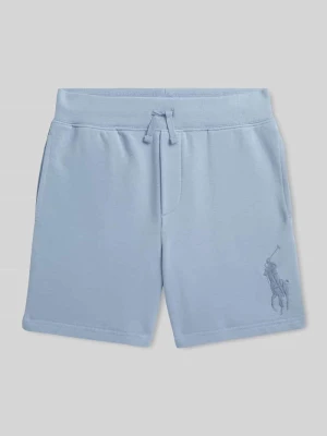 Szorty dresowe o kroju regular fit z detal z logo Polo Ralph Lauren Teens