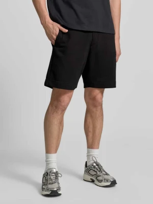 Szorty dresowe o kroju regular fit z mieszanka bawełny model 'JT_SHORTS' Boss Czarny