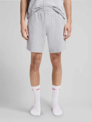 szorty dresowe o kroju regular fit z mieszanki bawełny model 'LAZE SHORTS CW' HUGO