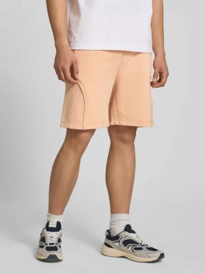 Szorty dresowe o kroju regular fit z mieszanki bawełny model 'NURAZORT' Hugo Blue