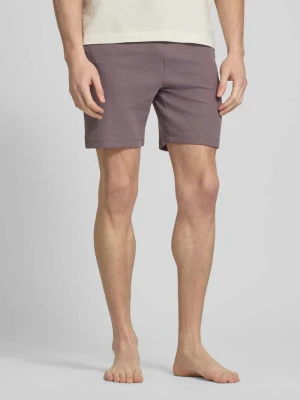 Szorty dresowe o kroju regular fit z mieszanki bawełny model 'WAFFLE SHORTS' Boss
