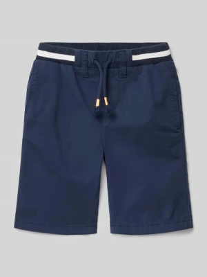 Szorty dresowe o kroju regular fit z mieszanki bawełny s.Oliver RED LABEL