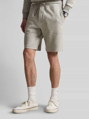 Szorty dresowe o kroju regular fit z mieszanki bawełny z haftowanym logo Polo Ralph Lauren Antracytowy melanż